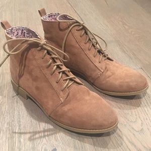 H+M Suede Lace-up Boots